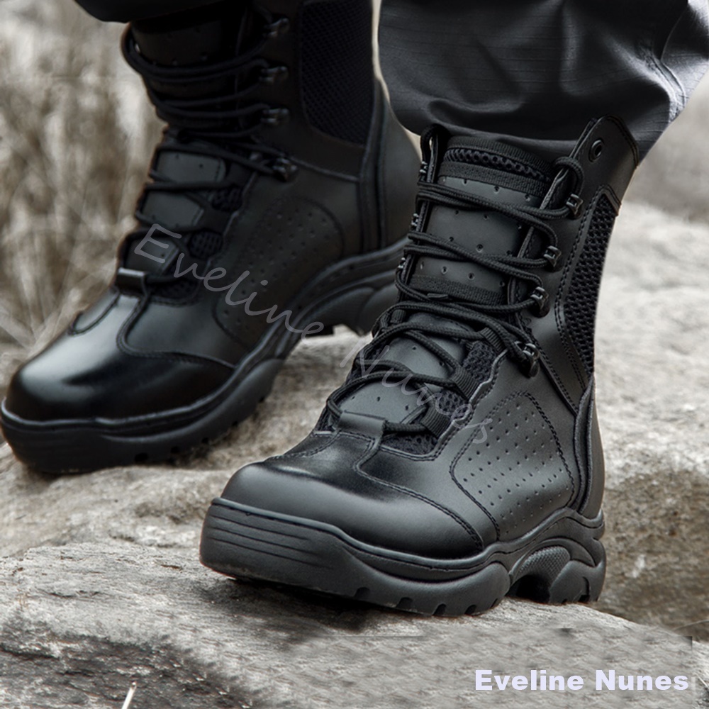 Leatherwork Boots - Stivali Tattici da Combattimento in Rete