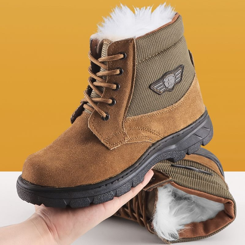 Leatherwork Boots - Stivali Invernali da Uomo in Vera