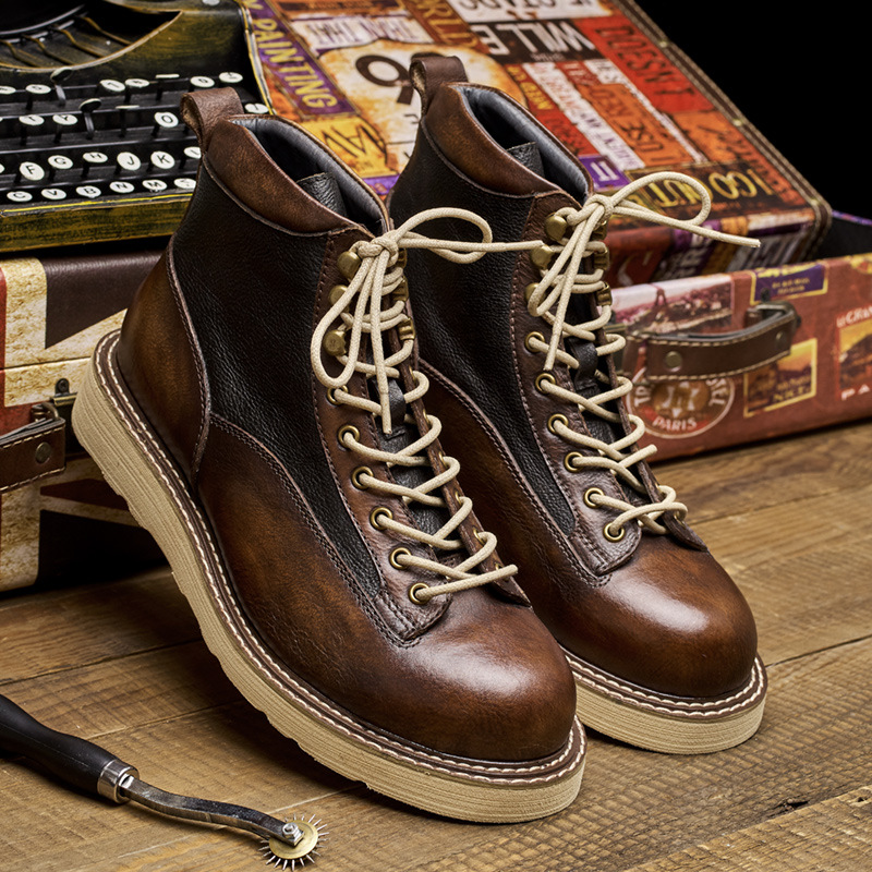 Leatherwork Boots - Stivali da lavoro da uomo con