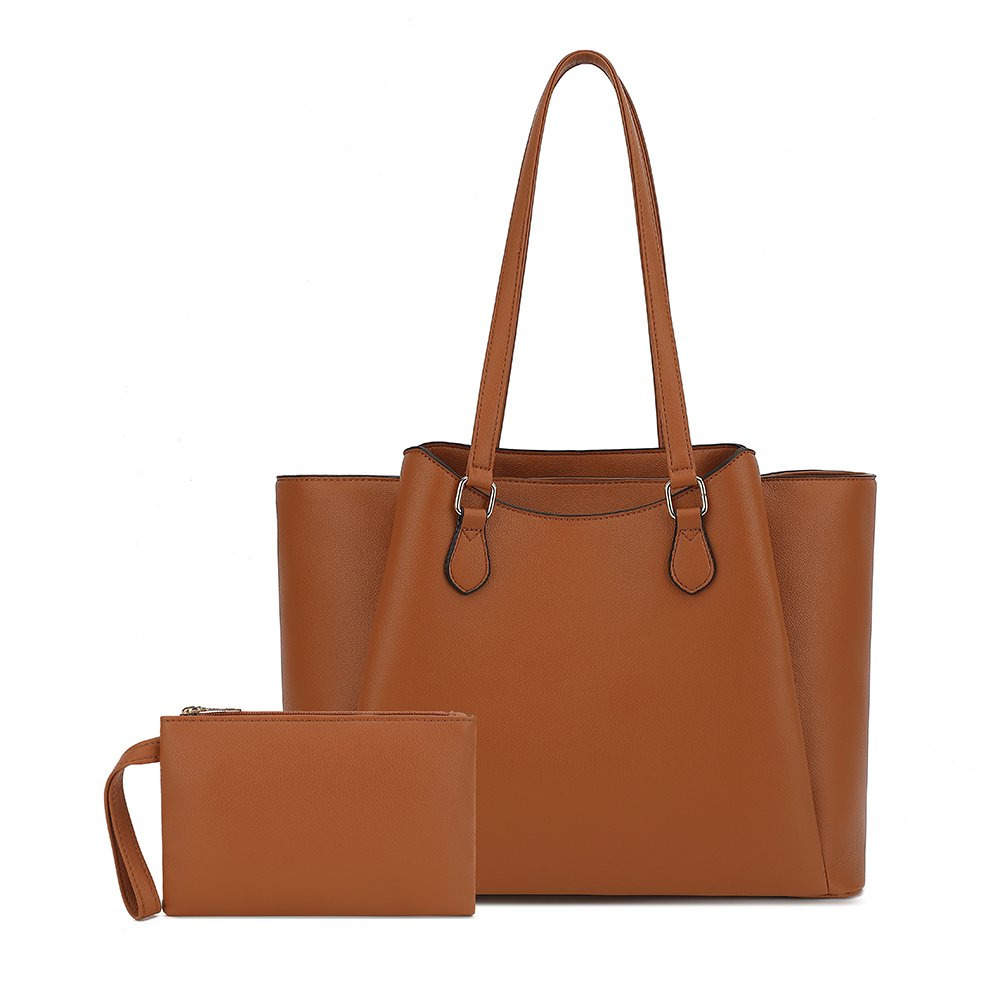 Leather Work Bag Women - Borsa Tote da Donna, Grande Borsa