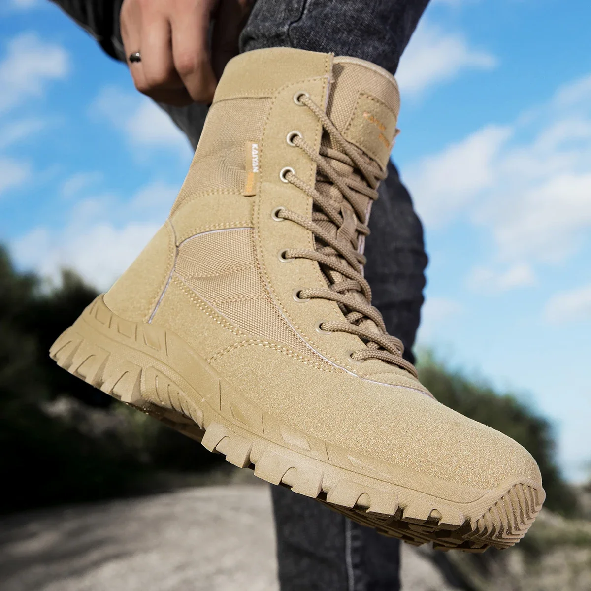 Leatherwork Boots - Scarpe da trekking all'aperto da uomo