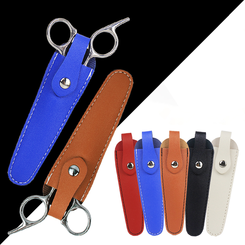 Leather Workshop - Custodia protettiva per forbici per capelli