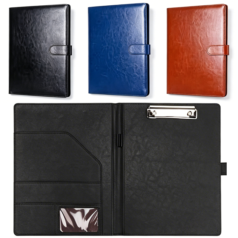 Leather Work Folder - Cartella Portadocumenti in Pelle A4, Organizzatore