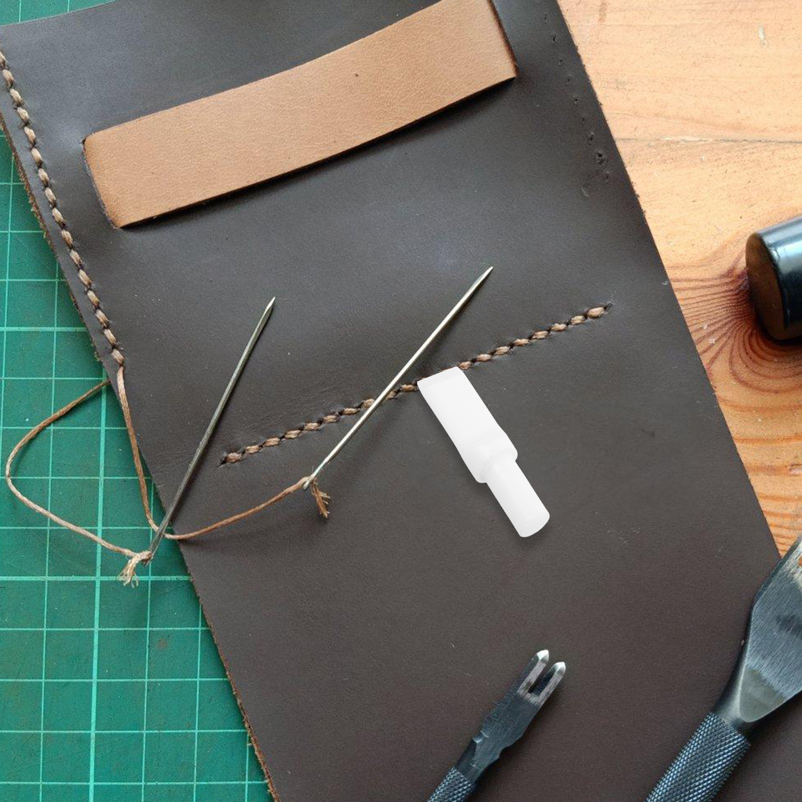 Leatherwork Knife - Lama Girevole in Ceramica per Incisione,