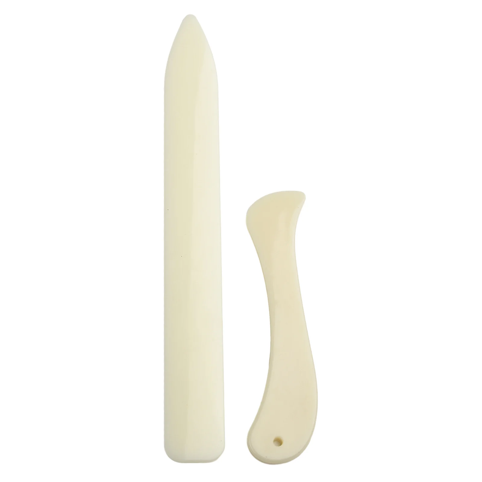 Leather Work Folder - 2 Pezzi Utensile per Lavorazione Pelle,