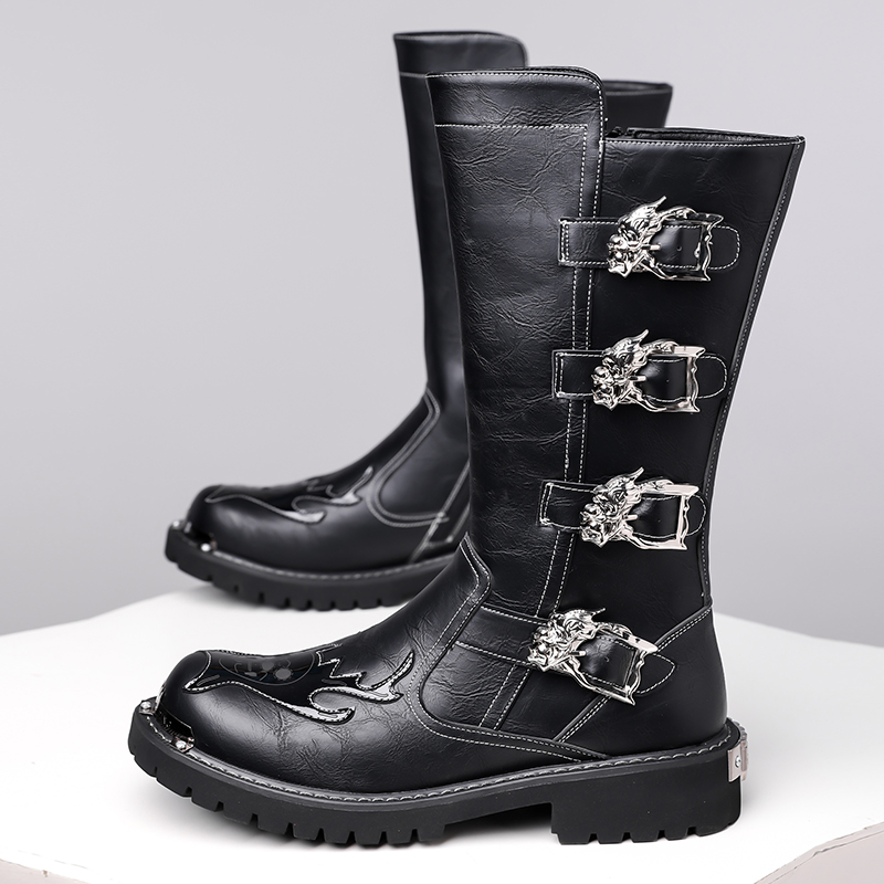 Nuovi Stivali Alti in Pelle da - Leatherwork Boots recensione e prezzo
