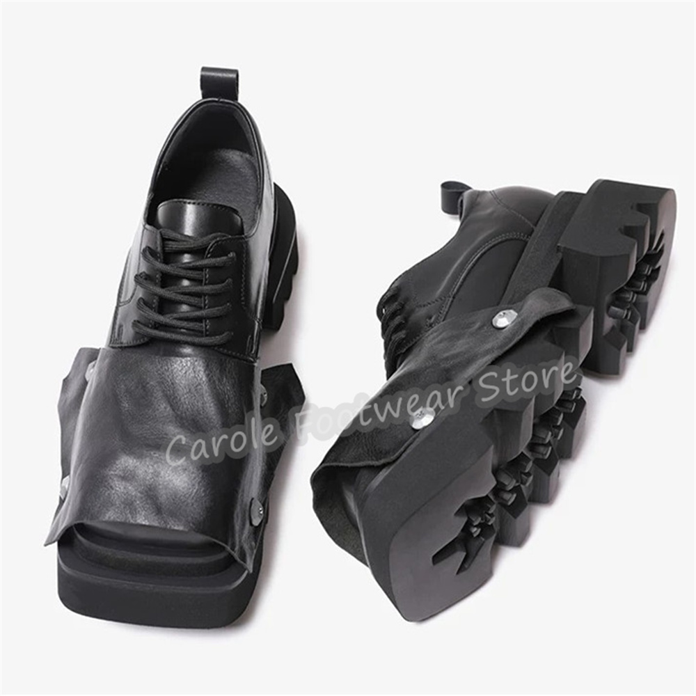 Scarpe Derby da Uomo alla Moda - Leatherwork Rivets recensione e prezzo