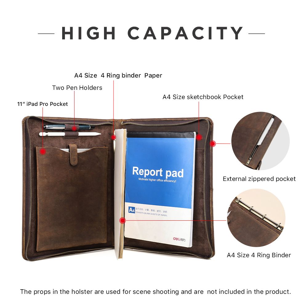 Portafoglio da lavoro in pelle - Leather Work Folder recensione e prezzo