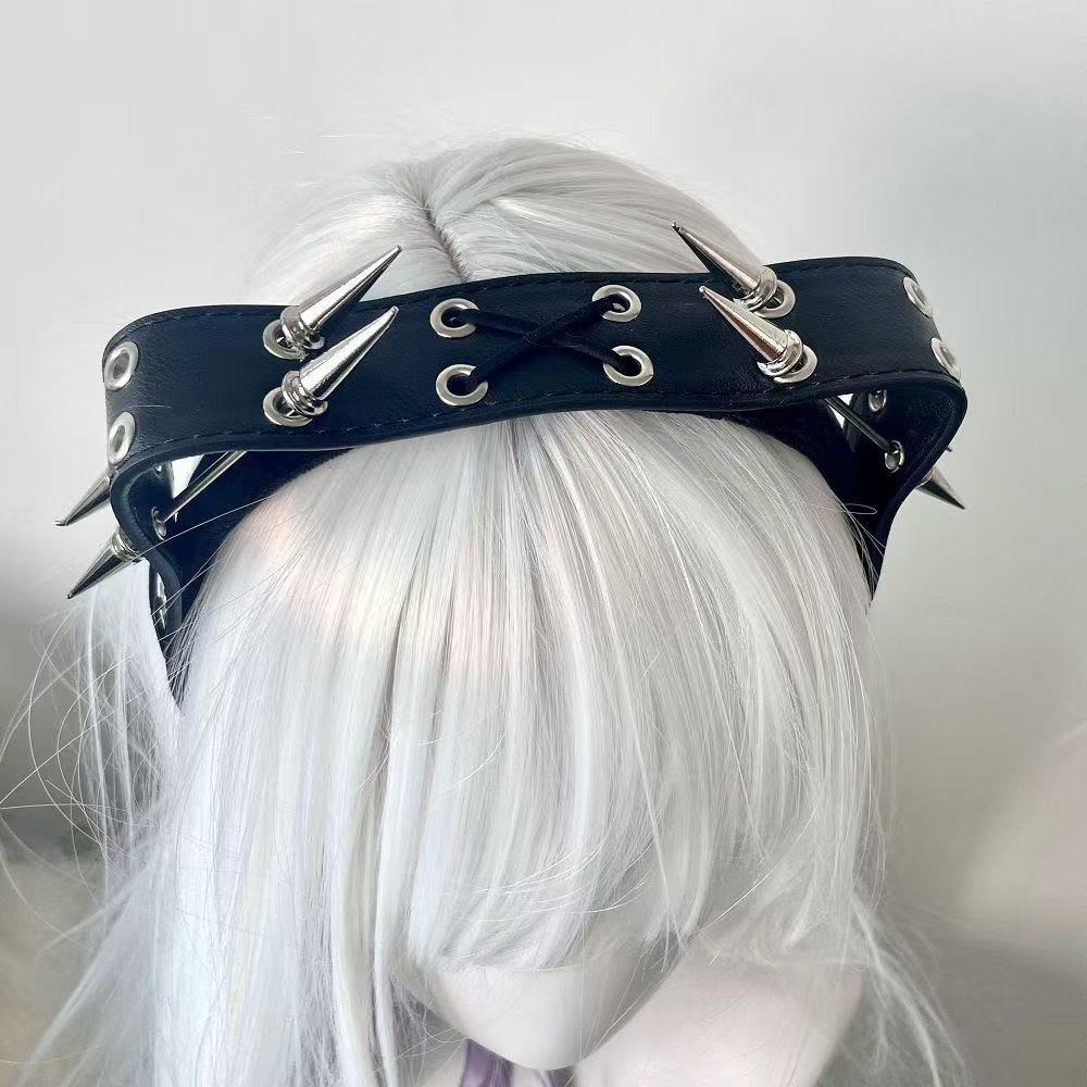 Fascia per Capelli Punk Haraju - Leatherwork Rivets recensione e prezzo