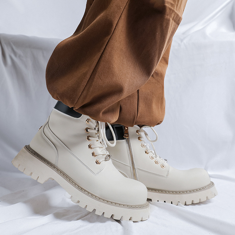 plus size uomo moda festa banc - Leatherwork Boots recensione e prezzo