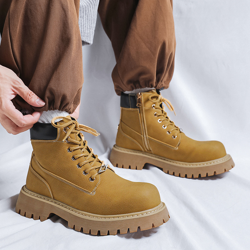 plus size uomo moda festa banc - Leatherwork Boots recensione e prezzo