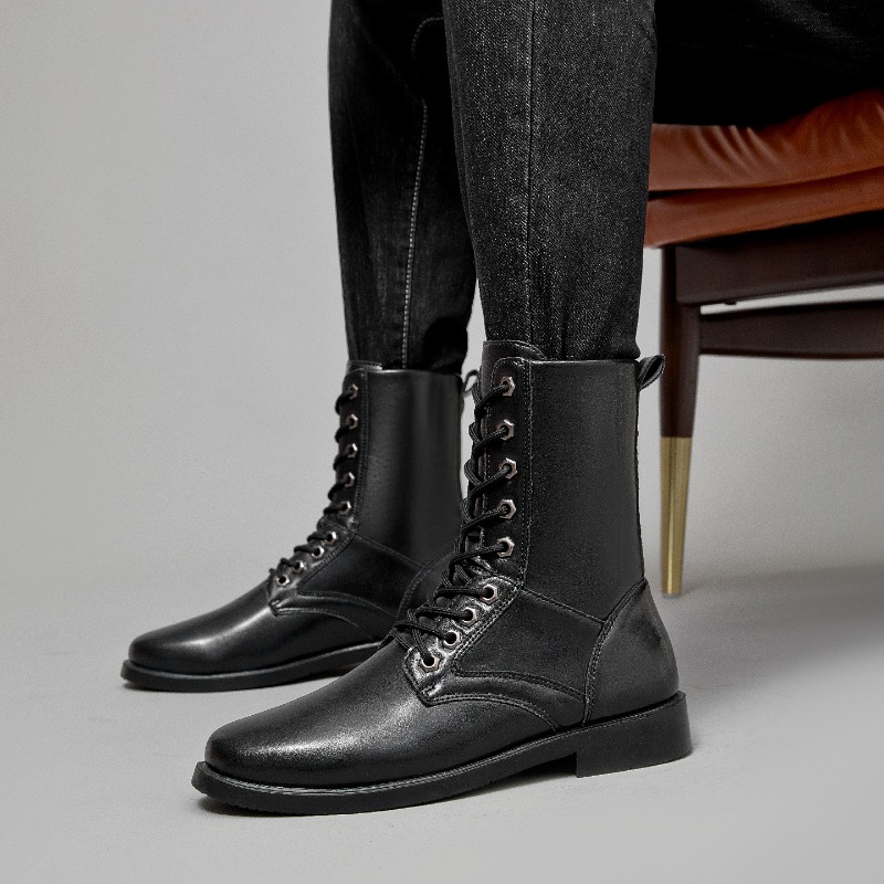 Stivali in Pelle Alti da Uomo, - Leatherwork Boots recensione e prezzo