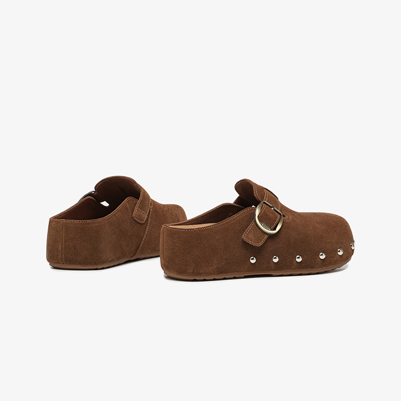 BEAUTODAY Mules casual da donn - Leatherwork Rivets recensione e prezzo