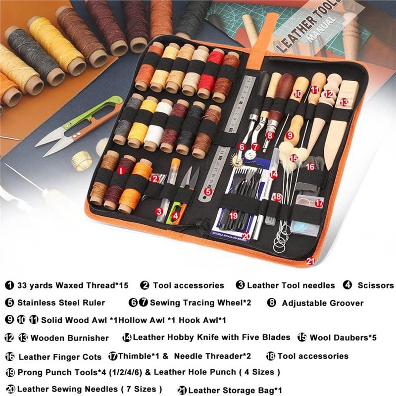Kit di Strumenti per Lavorazio - Leatherwork Beginner Tools recensione e prezzo