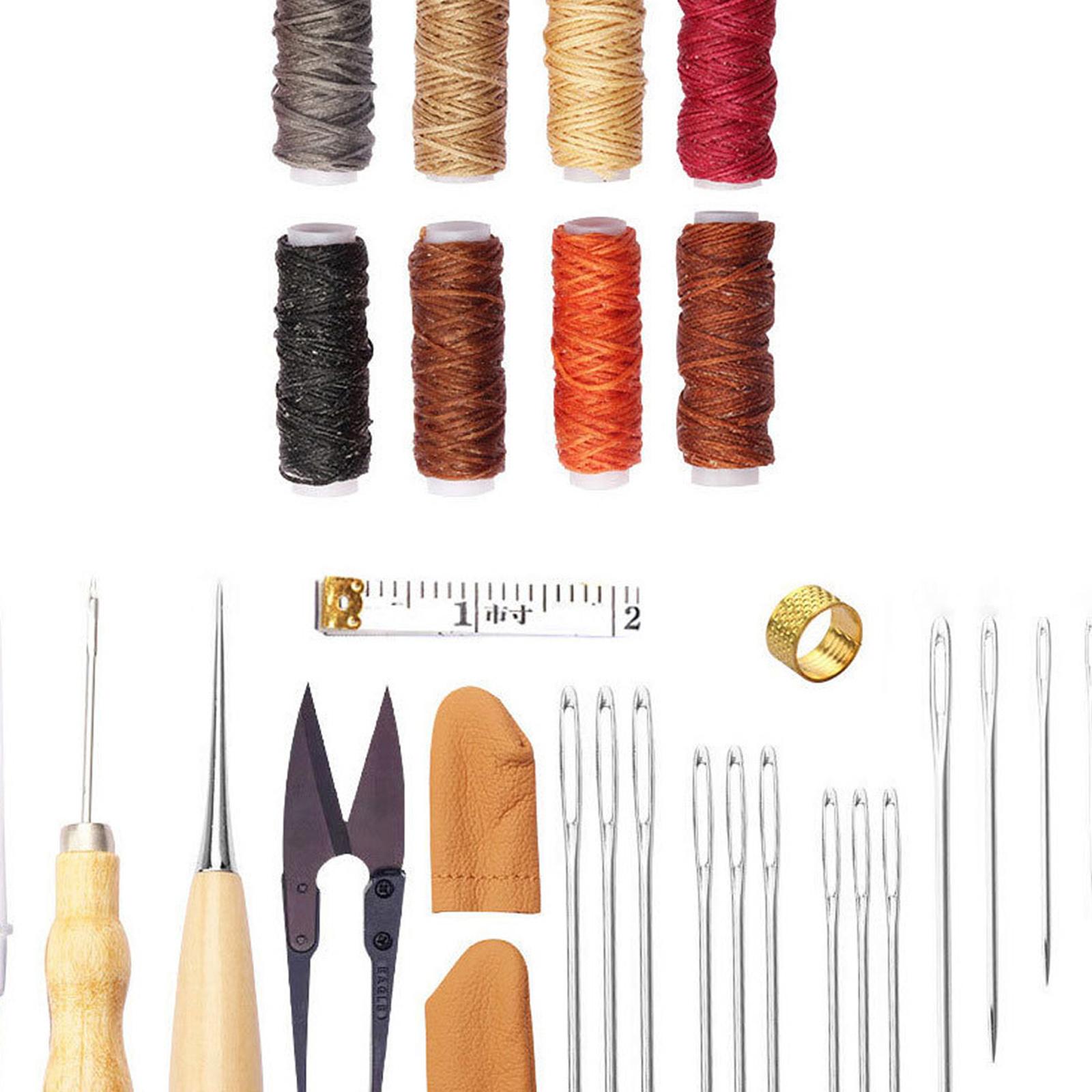 Kit di 32 Utensili per Lavoraz - Leatherwork Beginner Tools recensione e prezzo