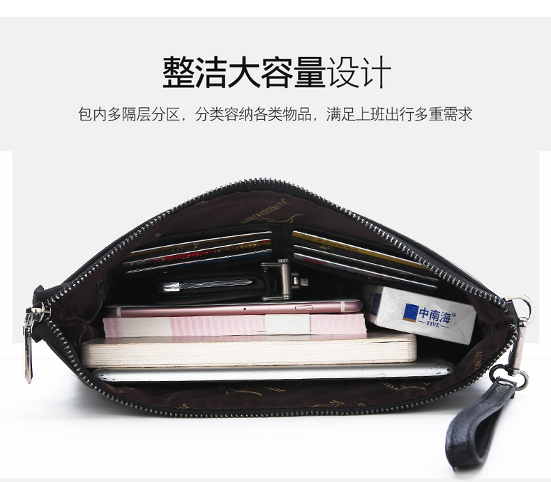 Borsa a Busta da Uomo di Desig - Leatherwork Rivets recensione e prezzo