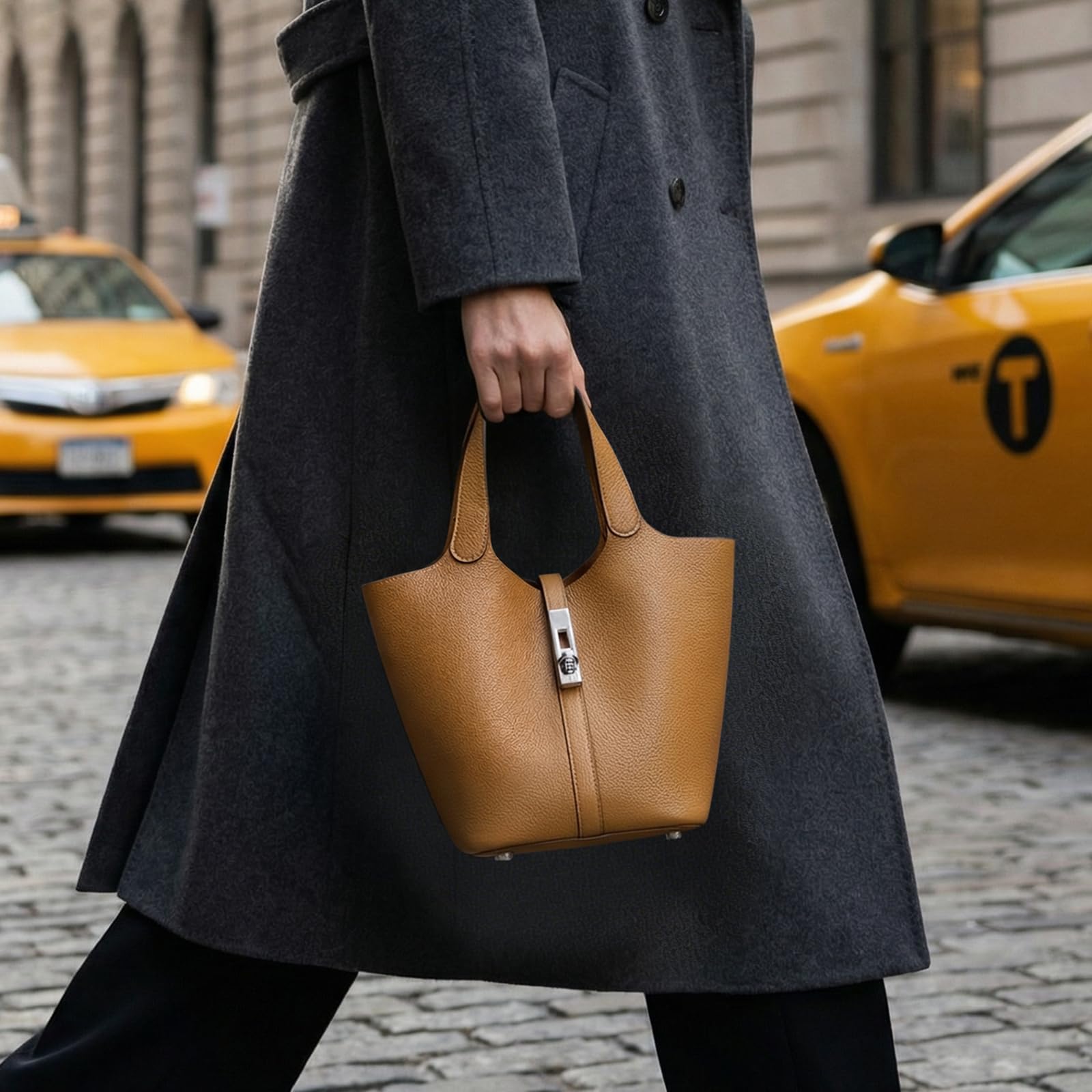 Borsa a secchiello per donna,  - Leather Workshop recensione e prezzo