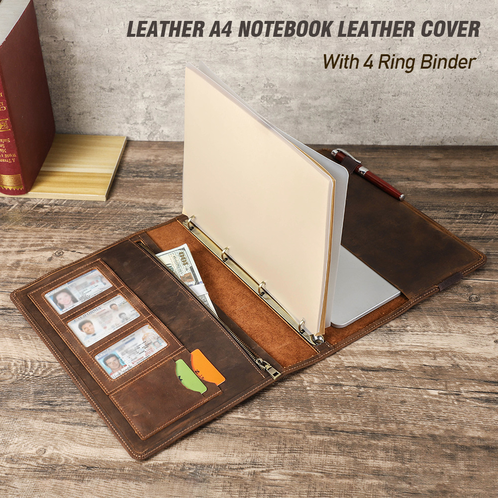 Portafoglio di lusso con coper - Leather Work Folder recensione e prezzo